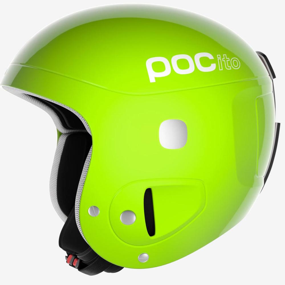 POC Pocito Skull Helmet Kids' FLUOREYELL/GRN