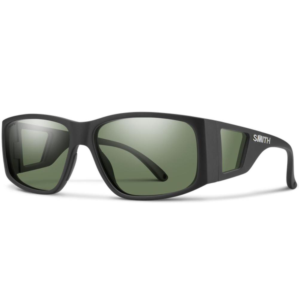 Smith Monroe Peak Sunglasses MATTEBLACKCHROMAPOPPOLARIZEDGRAYGREEN