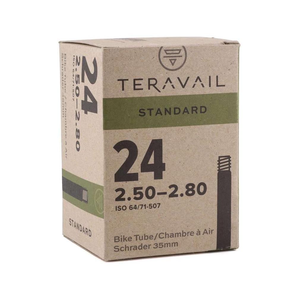  Teravail 24 Standard Tube - 24 X 2.5 - 2.8, 35mm Schrader Valve