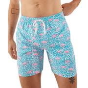 Chubbies The Domingos Are For Flamingos 7.0 Stretch Swim Trunks