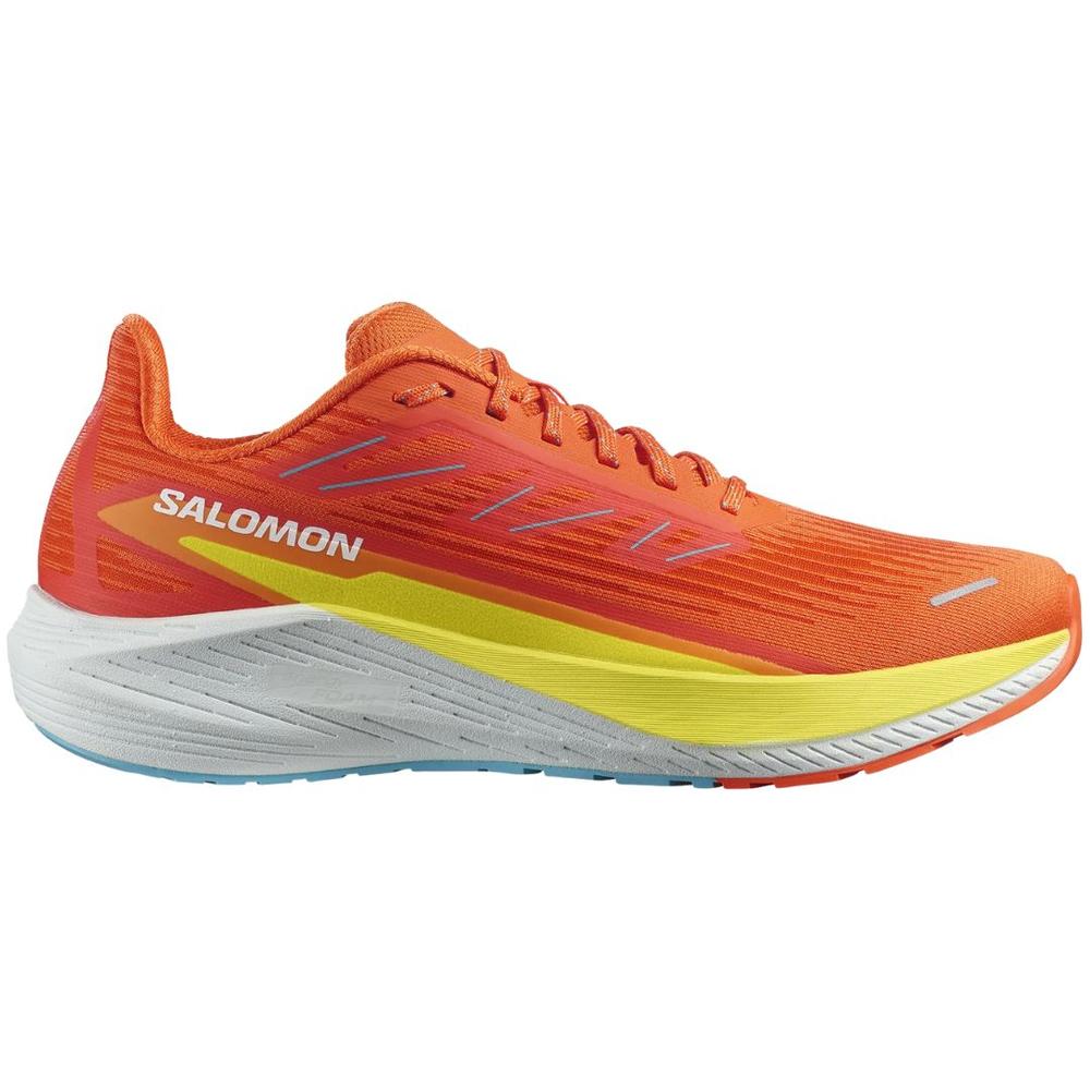 Salomon Men's Aero Blaze Running Shoes DRFIRE/SULPHR/WHT