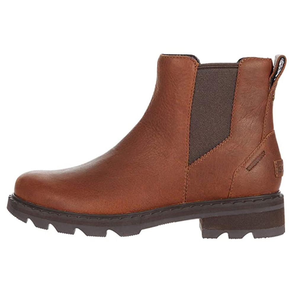 2021 Sorel Lennox Chelsea Waterproof Boots Women's Velvet Tan 1977421-242