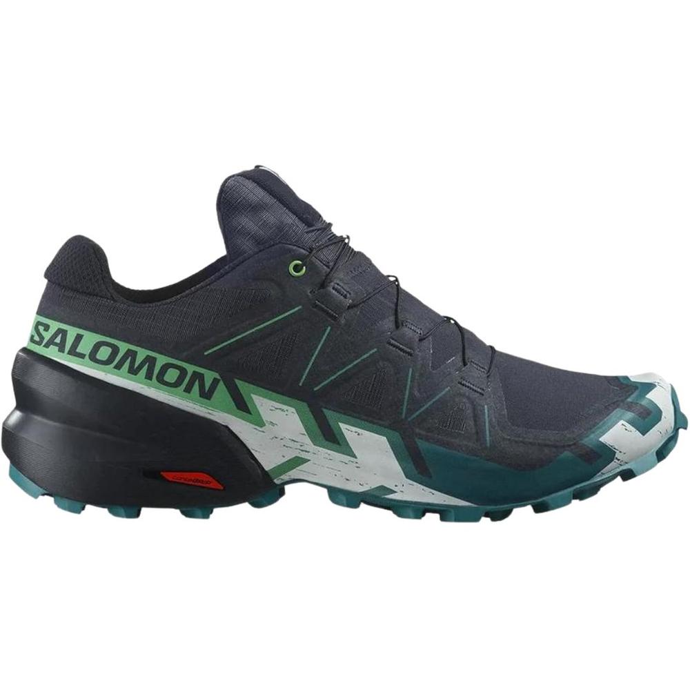 Salomon Men's Speedcross 6 Running Shoes CARBON/TAHIDE/WHT