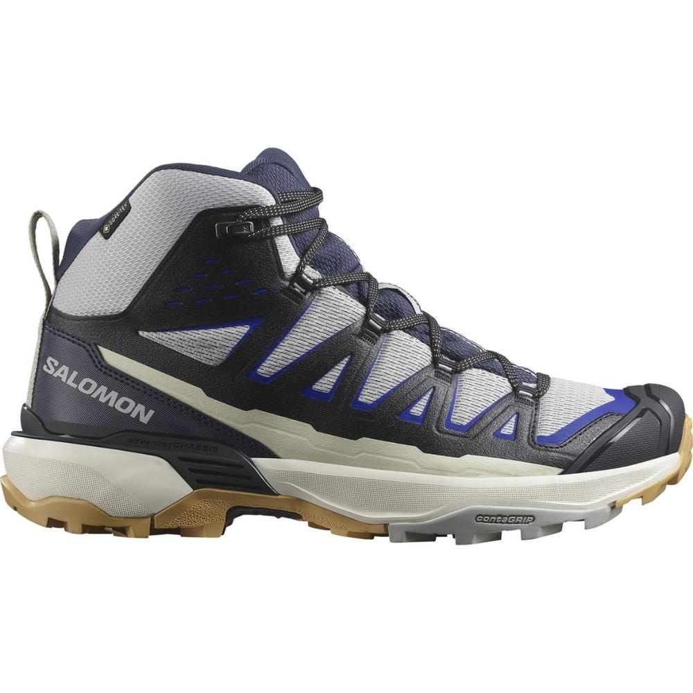Salomon Men's X Ultra 360 Edge Mid GTX Hiking Boots GRYVIO/BL