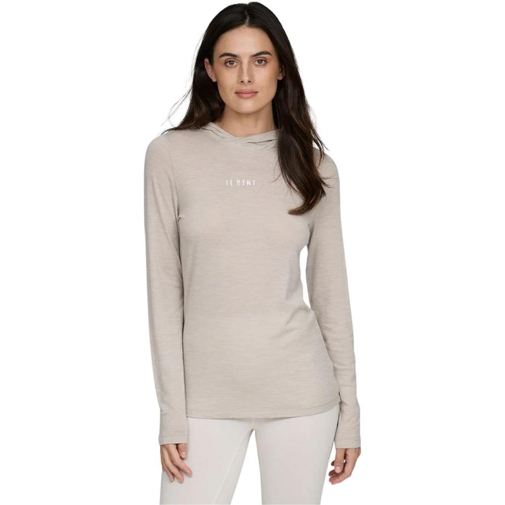 Le Bent Women's Feathertop Ultralight Hooded Longsleeved Shirt NATURAL
