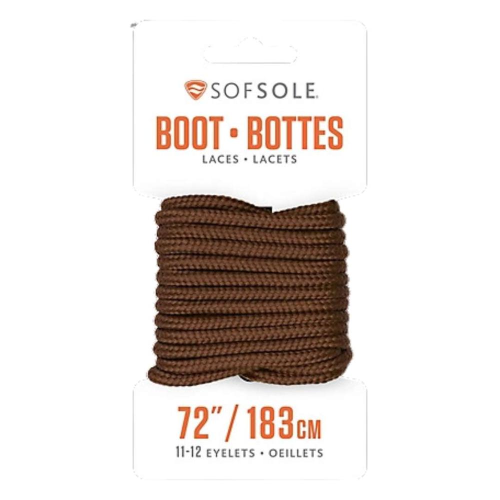 Sof Sole Brown Boot Laces - 72 