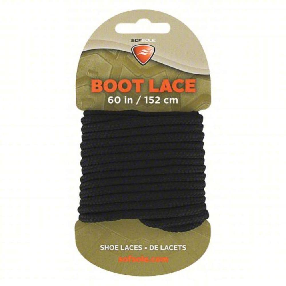  Sof Sole Black Boot Laces - 60 