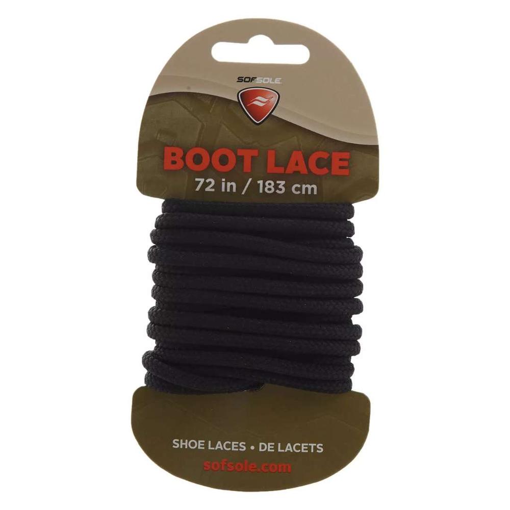  Sof Sole Black Boot Laces - 72 