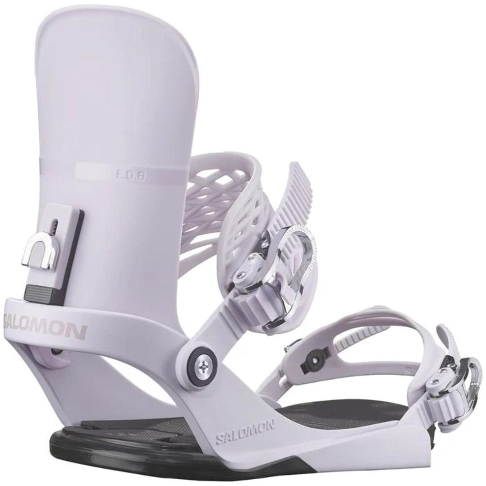 Salomon Unisex EDB Snowboard Bindings 2025 LILAC