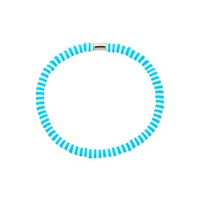 Pura Vida Seascape Vinyl Disc Stretch Bracelet
