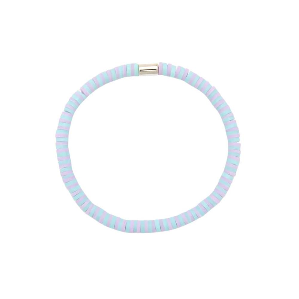 Pura Vida Seascape Vinyl Disc Stretch Bracelet SURFSUP