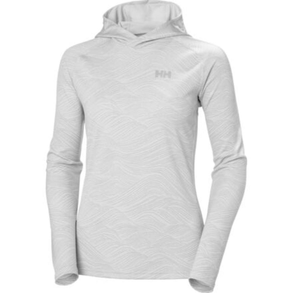 Helly Hansen Women's LIFA® Active Solen Graphic Hoodie GREYFOGWAVEAOP