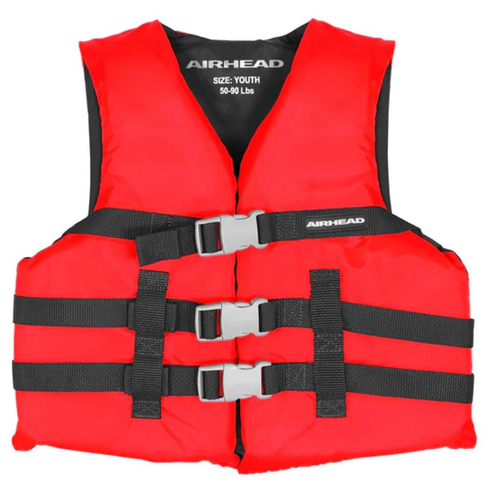 Airhead Youth General Boating CGA Life Vest RED