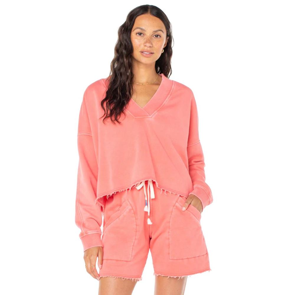 Roxy Lowland Sweatshirt SUGARCORALSOLID