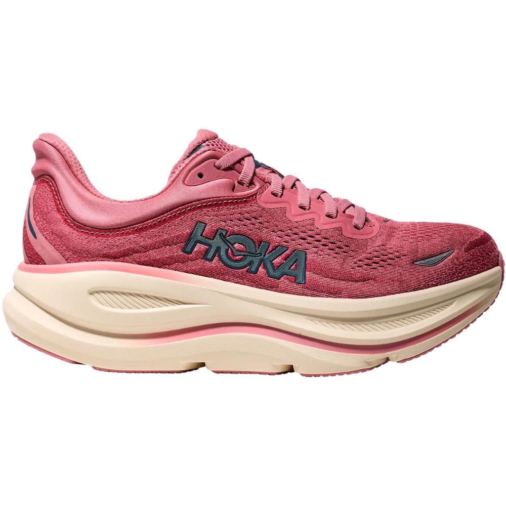 Hoka One Women's Bondi 9 Running Shoes LINGONBERRY/CRANBERRY