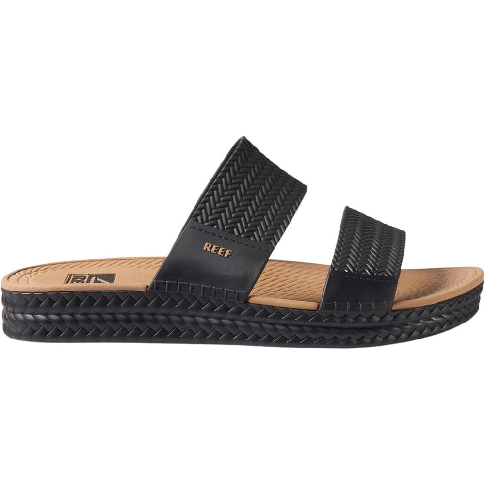 Reef Women's Water Vista Slides BLACK/TAN
