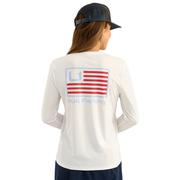 Huk Women's Americana Pursuit Performance V-Neck