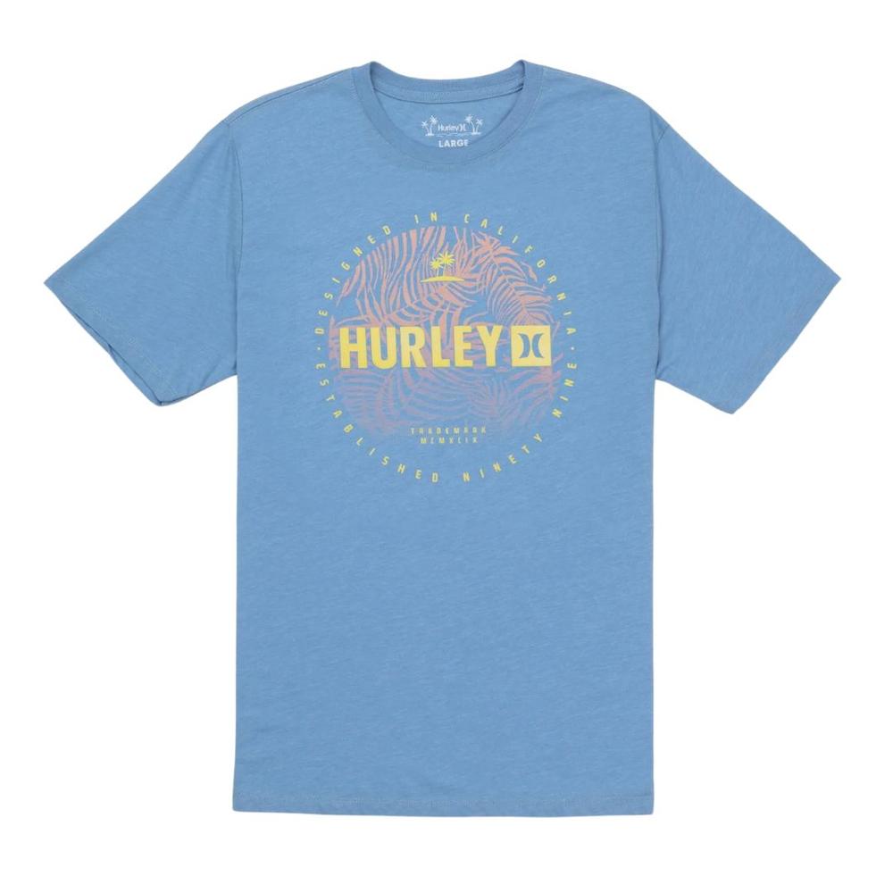 Hurley Palm World Short Sleeve Shirt AQUIFERHTR