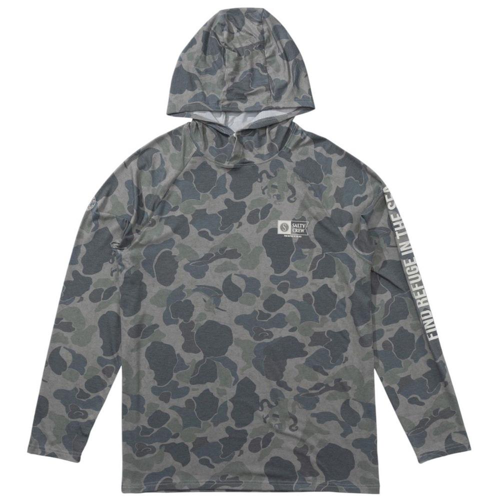 Salty Crew Mariner Lite UV Hoodie SANDCAMO