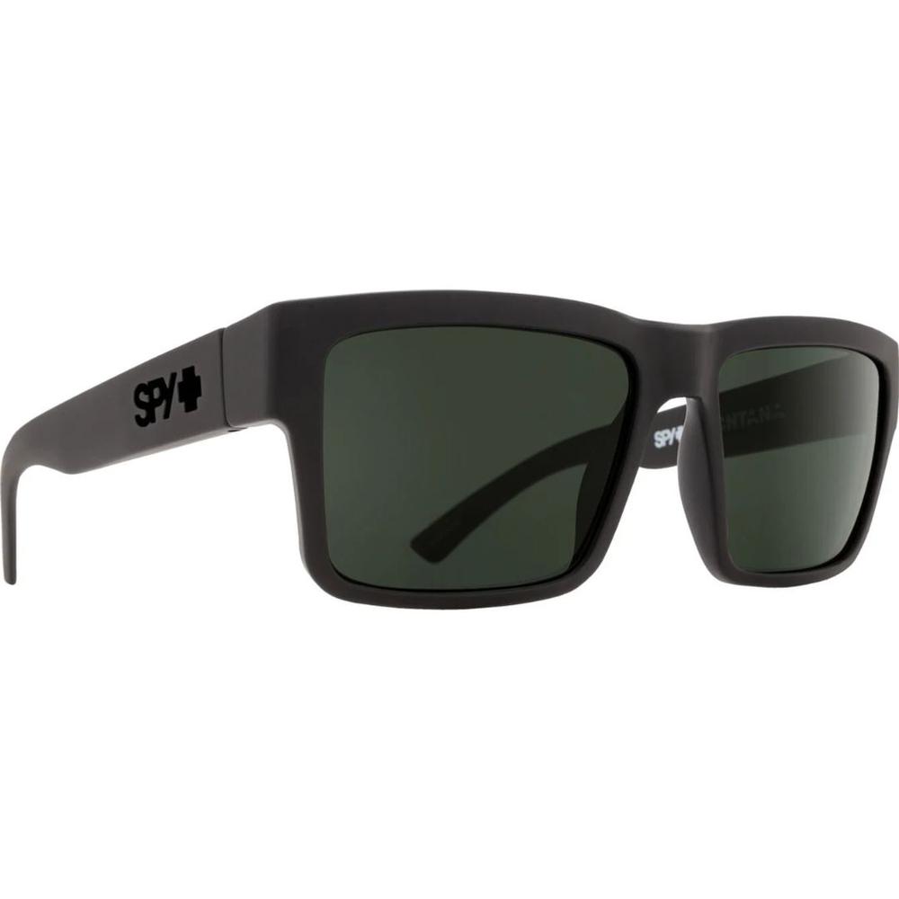 SPY Montana Sunglasses SOFTMATTEBLACKHDPLUSGRAYGREEN