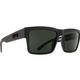 SPY Montana Sunglasses SOFTMATTEBLACKHDPLUSGRAYGREEN