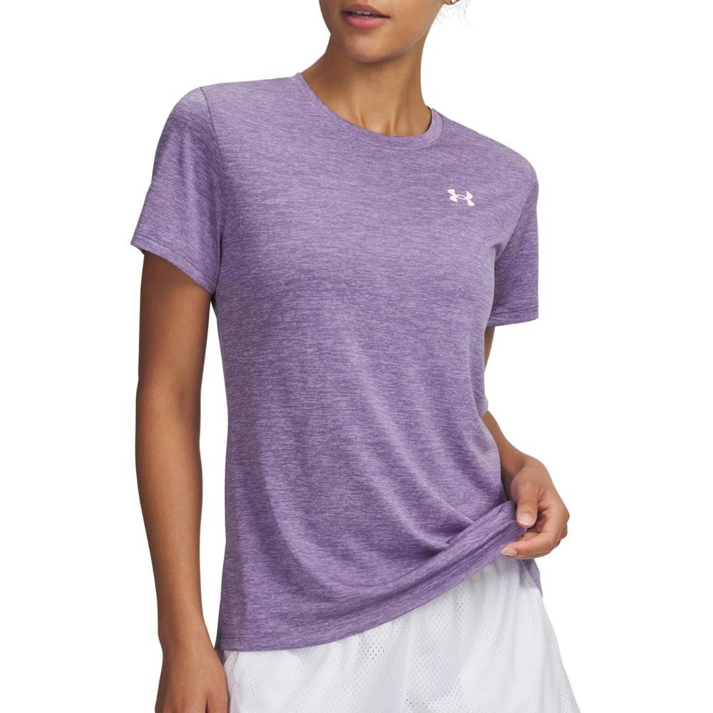 Under Armour Women's UA Tech Twist Shirt PURPLELUXEWHITE