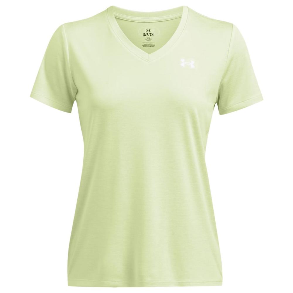 Under Armour Women's UA Tech Twist Shirt RETROGREENWHITE