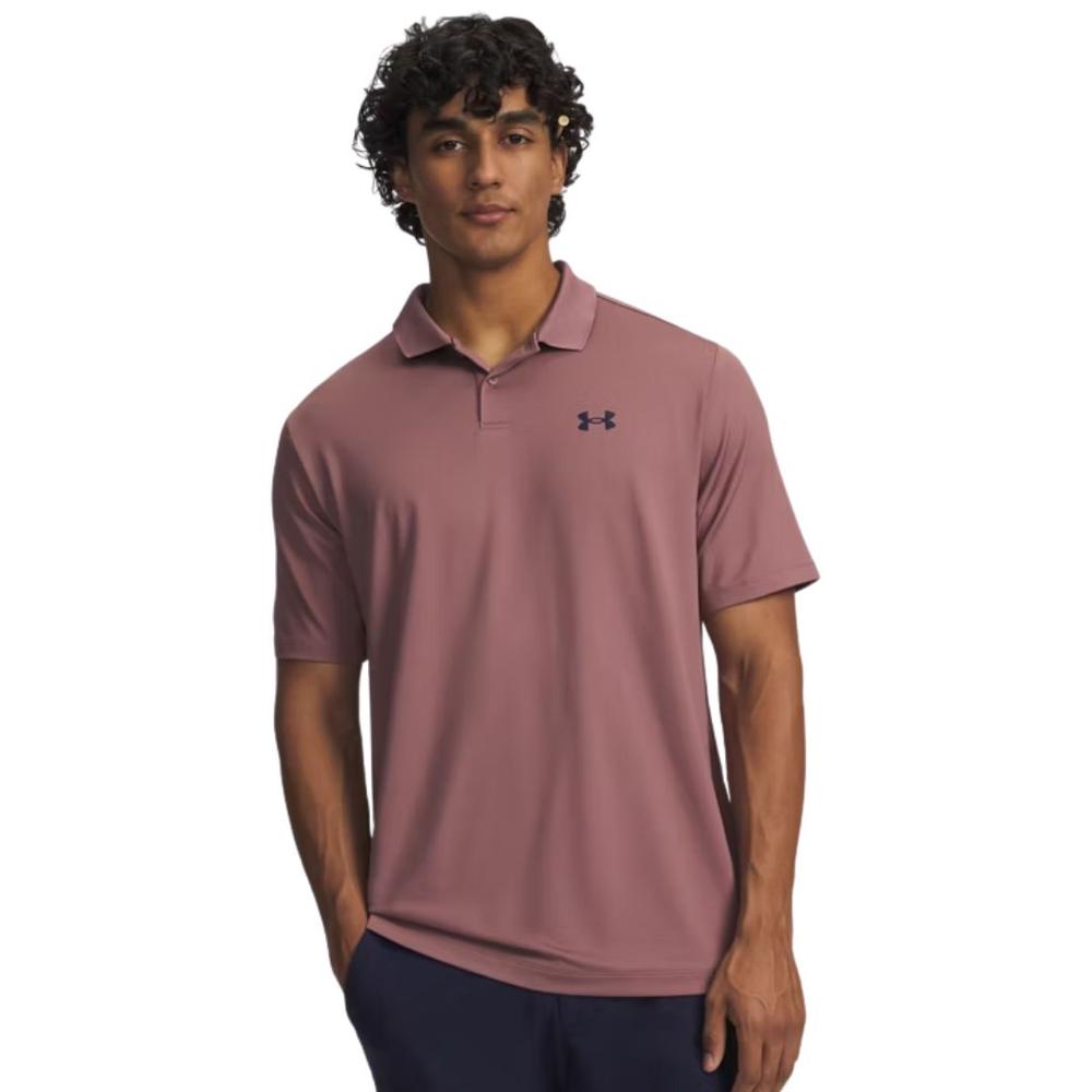 Under Armour Men's UA Matchplay Polo MAROONMISTMIDNIGHTNAVY