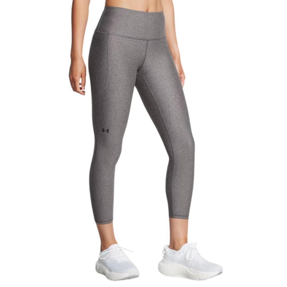 Under Armour Women's UA Tech Ankle Leggings CHARCOALLIGHTHEATHERBLACK