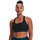 Under Armour Mid Crossback Sports Bra BLACKBLACKJETGRAY