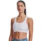 Under Armour Mid Crossback Sports Bra WHITEWHITEHALOGRAY