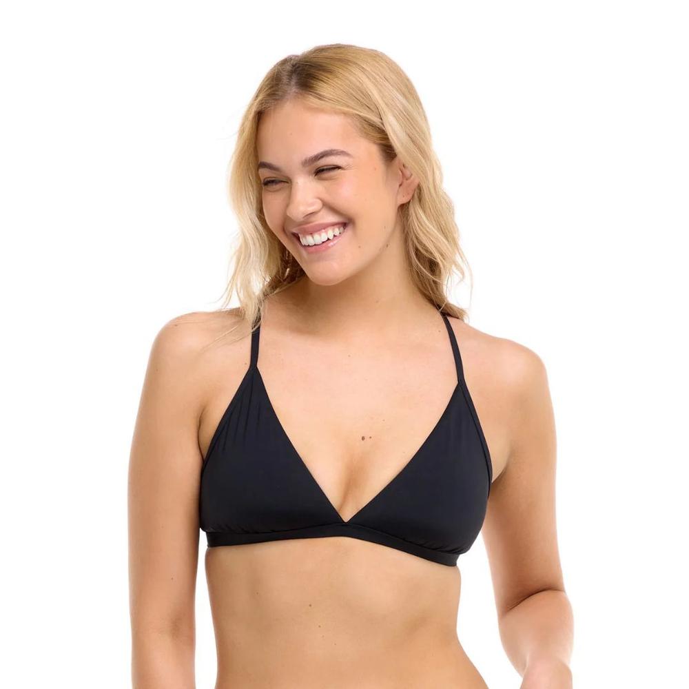 Skye Solids Jayme Bikini Top BLACK