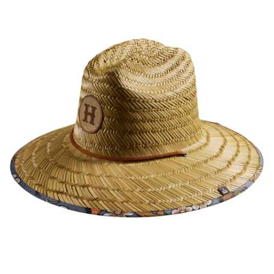 Hemlock Floral Broncos Signature Lifeguard Straw Hat