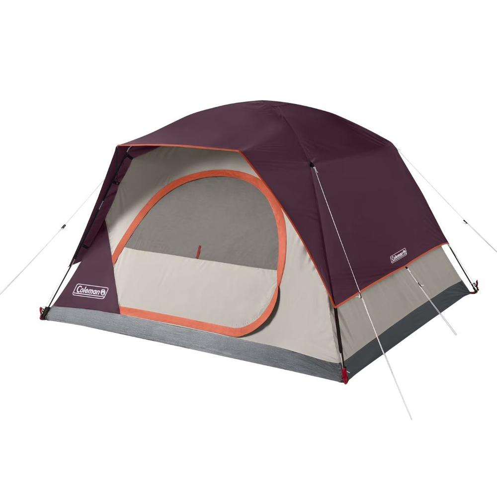 Coleman 6-Person Skydome Camping Tent BLACKBERRY