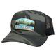 Lake Tahoe Patch Camo Hat GREY/BLUE