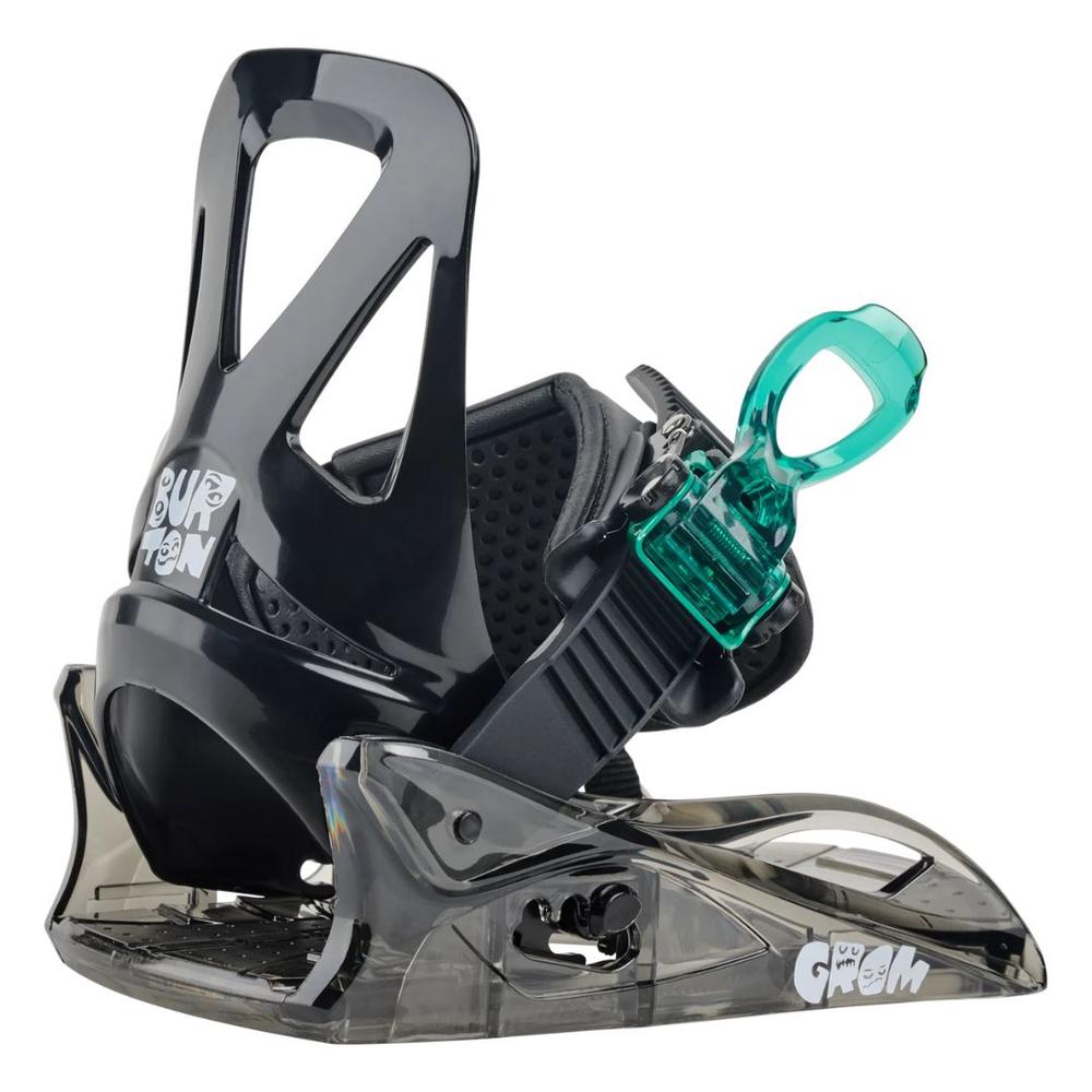 Burton Kids' Mini Grom Disc Snowboard Bindings 2026 BLACK