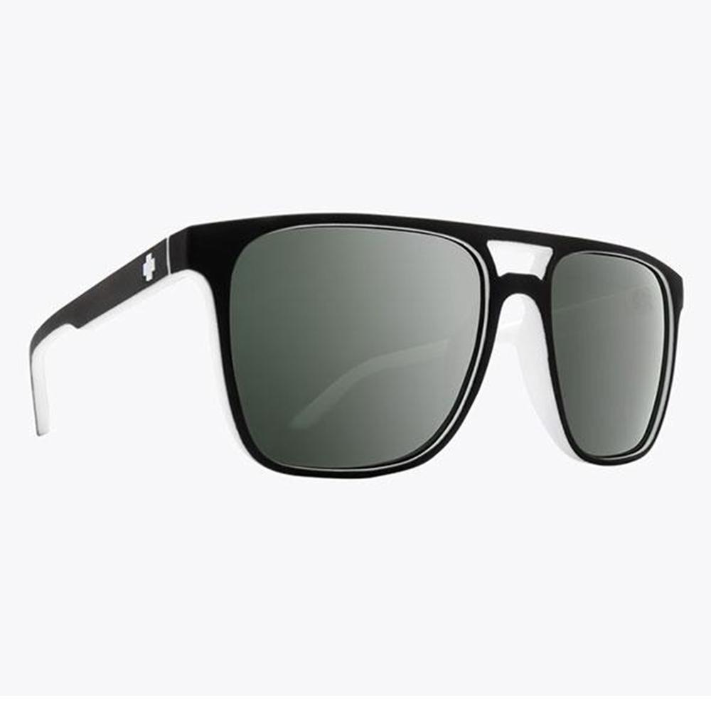  Spy Czar Sunglasses Whitewall/Hd + Gray Grn Platinum Spectra Mirror
