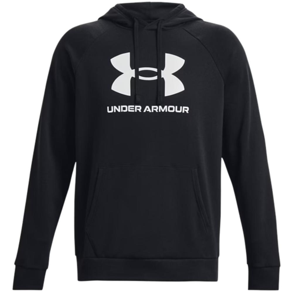 Under Armour Men's UA Rival Fleece Hoodie BLACK