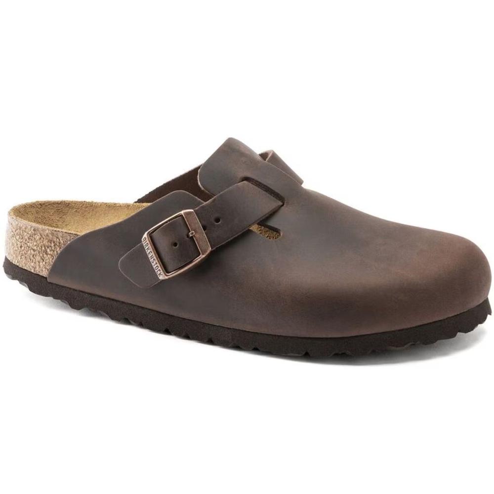 Birkenstock Boston Oiled Leather Clog HABANA