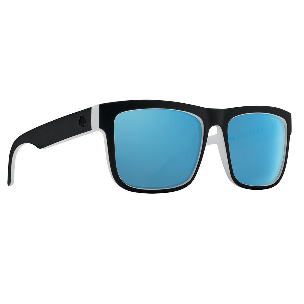 Spy Discord Polarized Sunglasses Whitewall/Happy Gray Green Polar W Blue Spectra