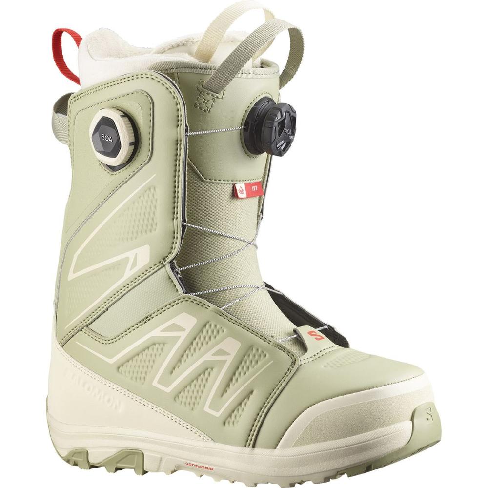Salomon Women's Ivy BOA SJ BOA Snowboard Boots 2026 TEA/ALMILK/FI