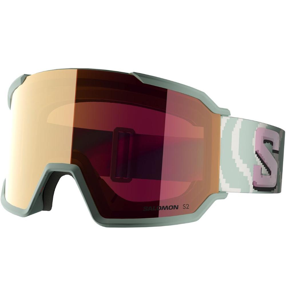 Salomon S/View 3 Snow Goggles ICEBURGGREENRUBY