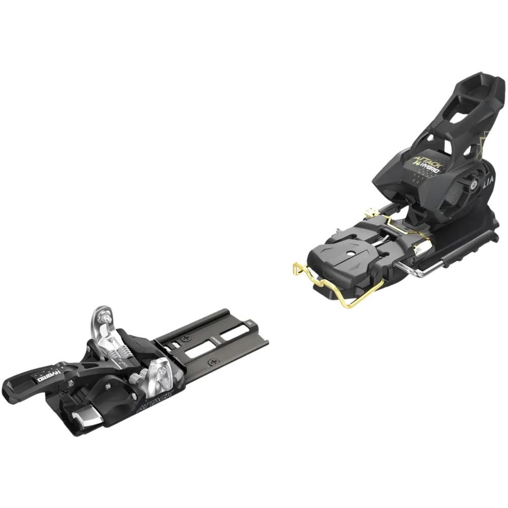 Tyrolia Attack Hybrid 14 MN/PT BR 110 Ski Bindings 2026 SOLIDBLACK/GOLD