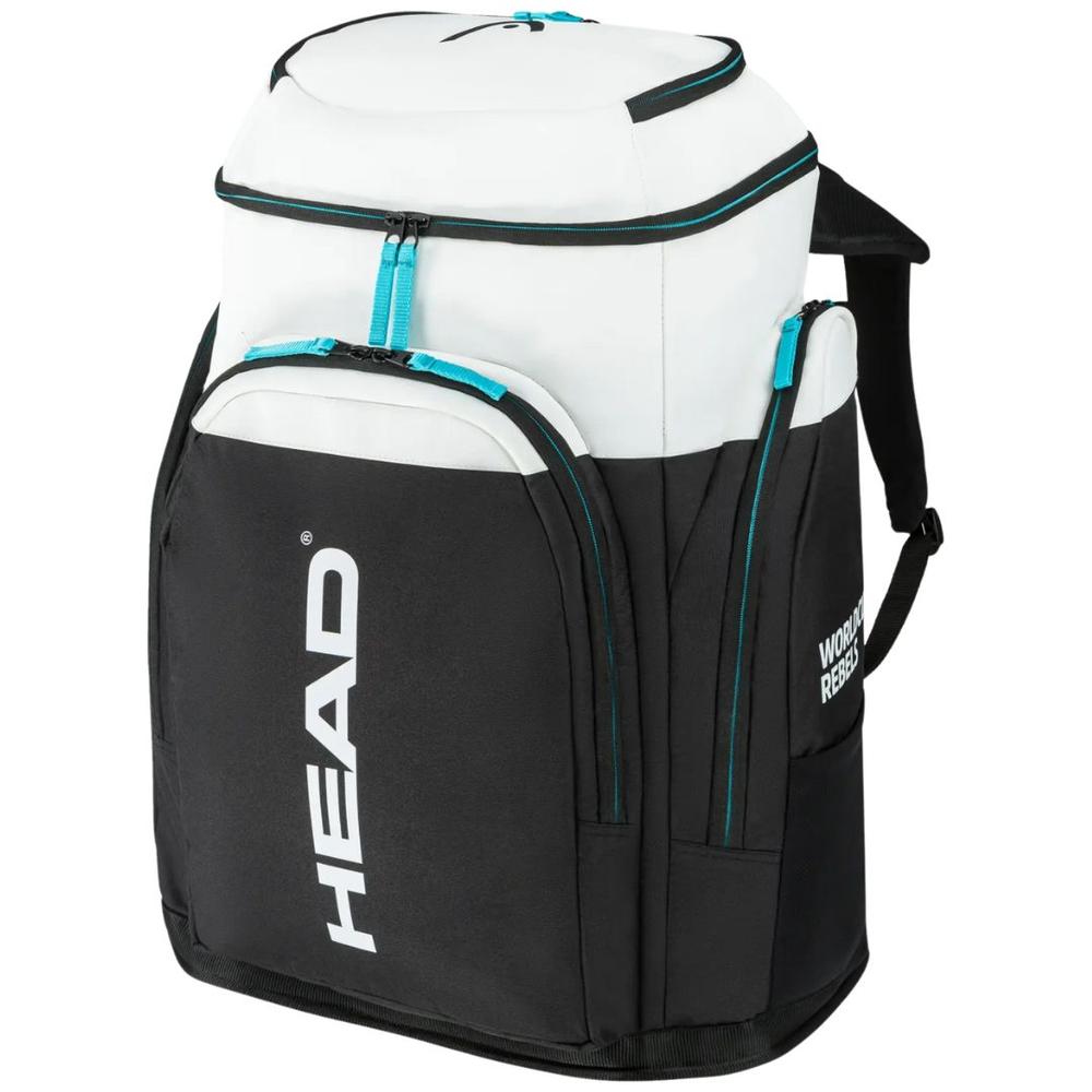 Head Rebels Racing Backpack L BLK/WHT/SPD.BLUE