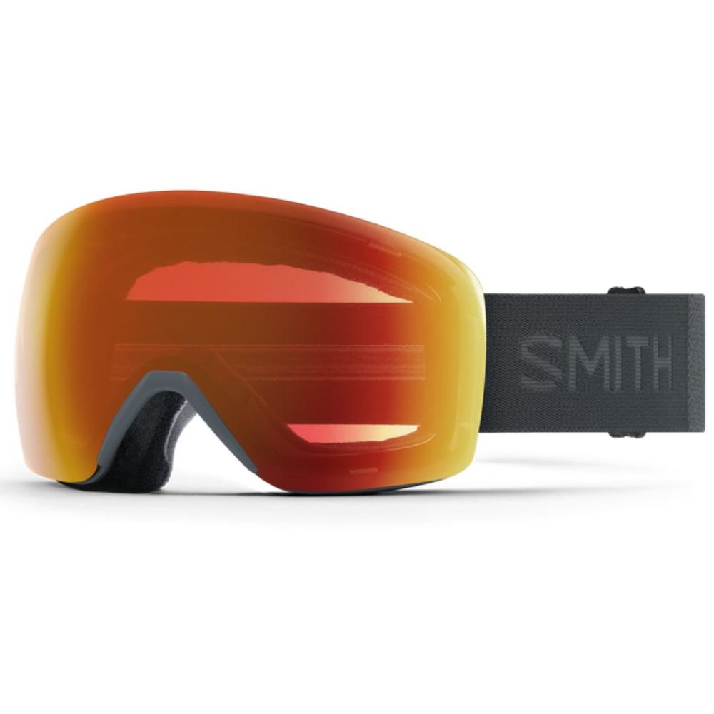 Smith Skyline Snow Goggles SLATECHROMAPOPEVERYDAYREDMIRROREXTRALEN