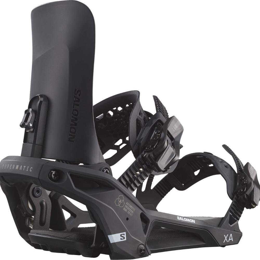 Salomon XA Supermatic Snowboard Bindings 2026 BLACK