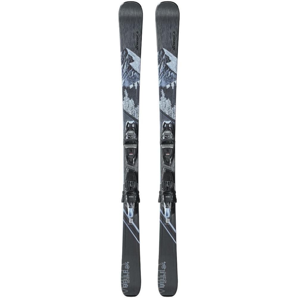 Nordica Women's Wild Belle DC 84 Skis + TP2 LT 11 2026 BLACK/BLUE