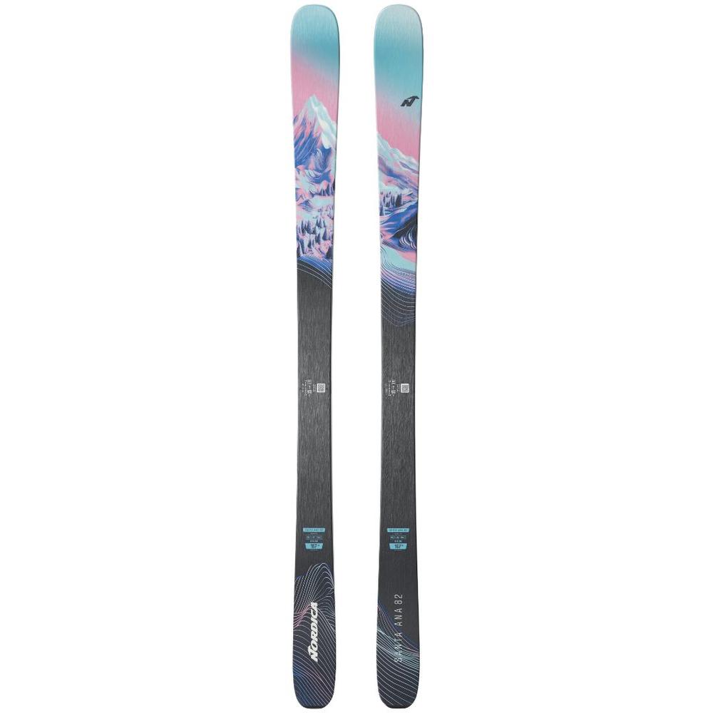 Nordica Women's Santa Ana 82 Skis 2026 LIGHTBLUE/CORAL/MIDNIGHT