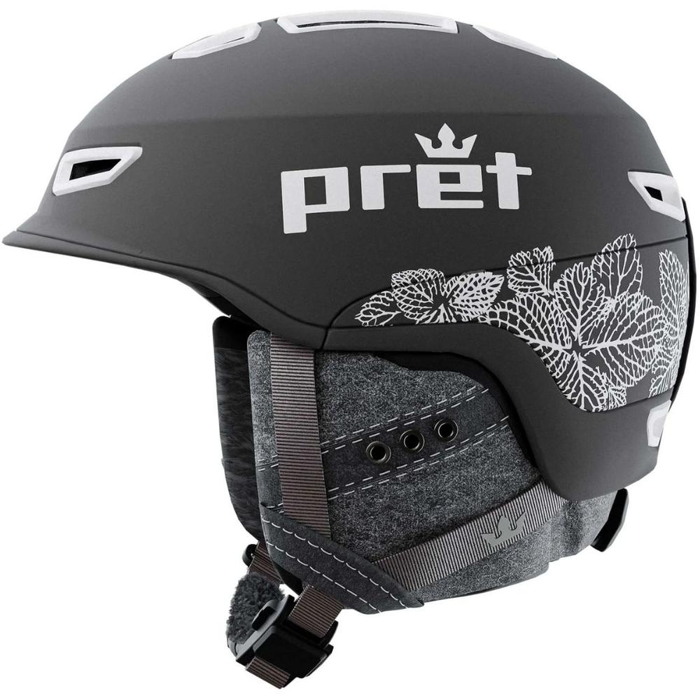 Pret Women's Vision Snow Helmet BLACKLEAF