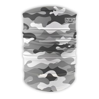 Phunkshun Youth Double Tube Neck Gaiter - Camo Snow